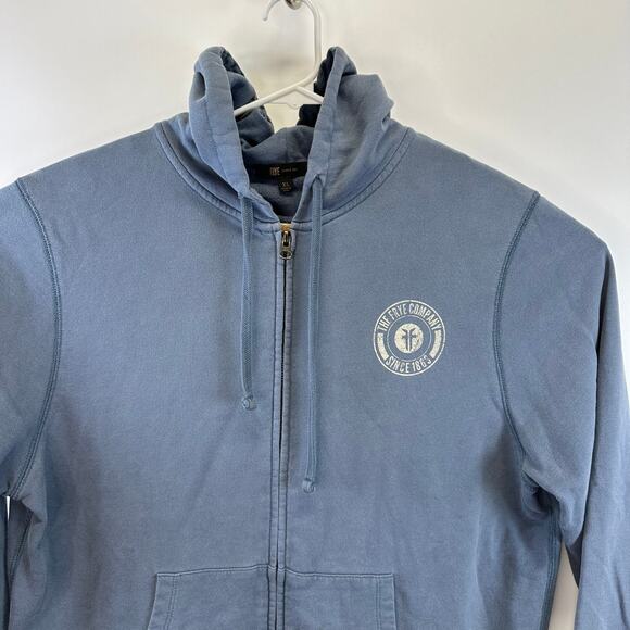 FRYE Full Zip Hoodie Bering Sea Cotton Graphic Logo Size XL Casual Streetwear - Picture 2 of 15